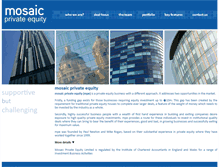 Tablet Screenshot of mosaicpe.com